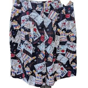 Vintage The Eagles Eye Sport Women's Shorts Size 12 Fun Novelty Ski Trip Unique